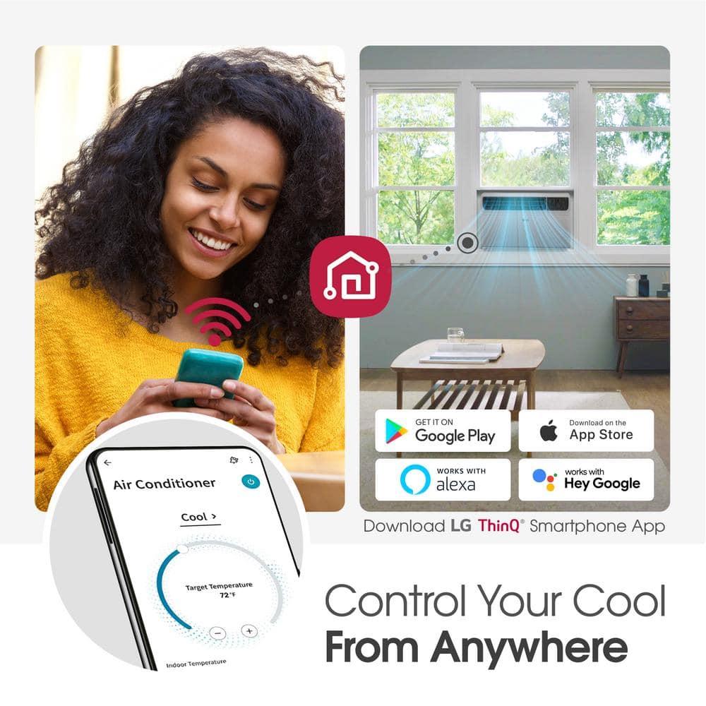 LG 14,000 BTU DUAL Inverter Smart Wi-Fi Enabled Window Air Conditioner for up to 700 sq. ft.