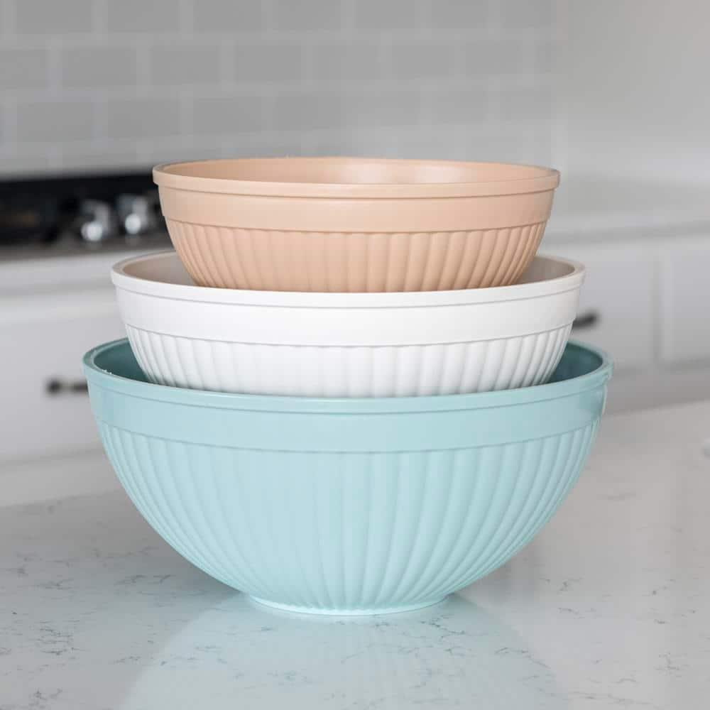 Nordic Ware 3-Piece Prep & Serve Mixing Bowl Set