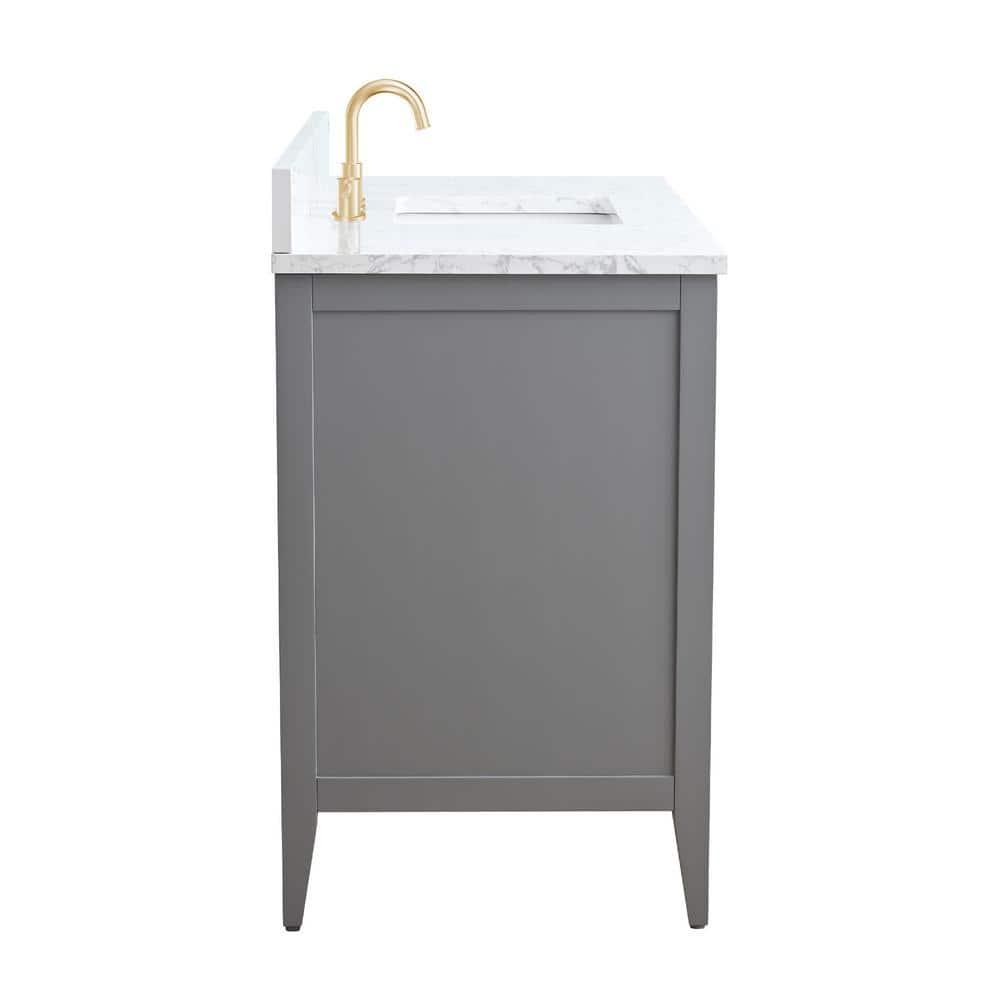 48'' Single Bathroom Vanity with Engineered Marble Top