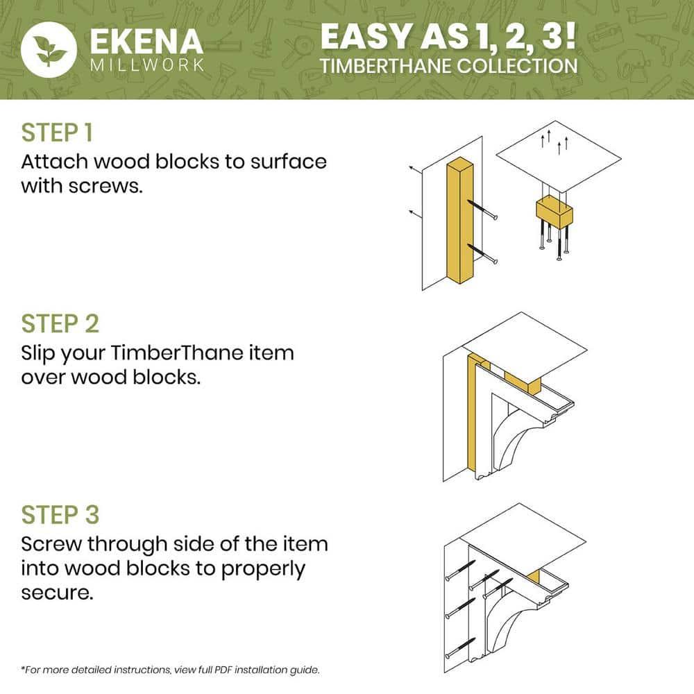 Ekena Millwork Timberthane Faux Rustic Joined Board-n-Batten Faux Wood Shutters w/End Batten