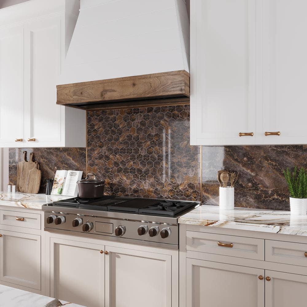 Splendor 8.9'' W x 12.8'' L Porcelain Tile Mosaic Sheet