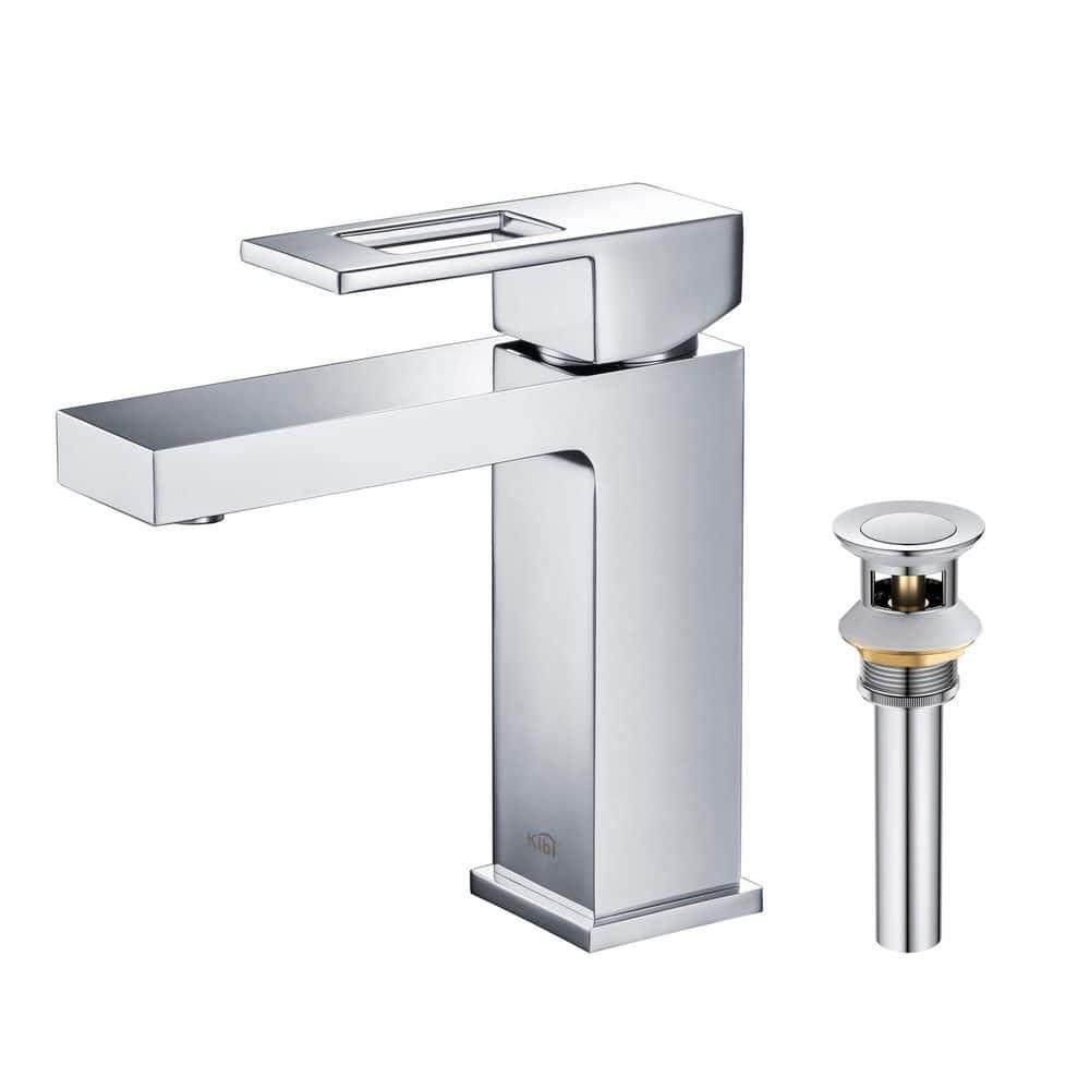 Cube Single-Hole Single-handle Bathroom Faucet