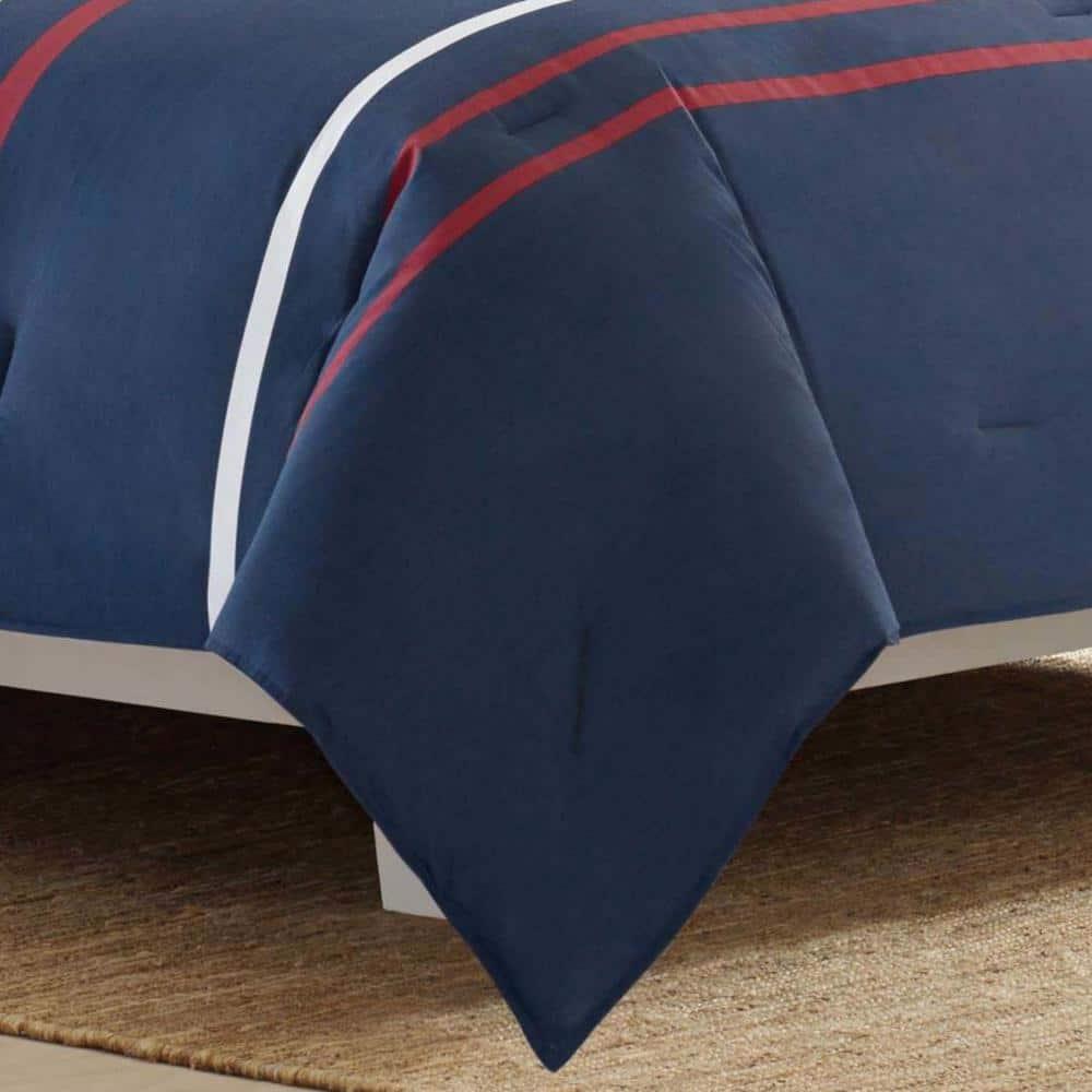 Nautica Nautica Bradford Cotton Navy Duvet Cover Set