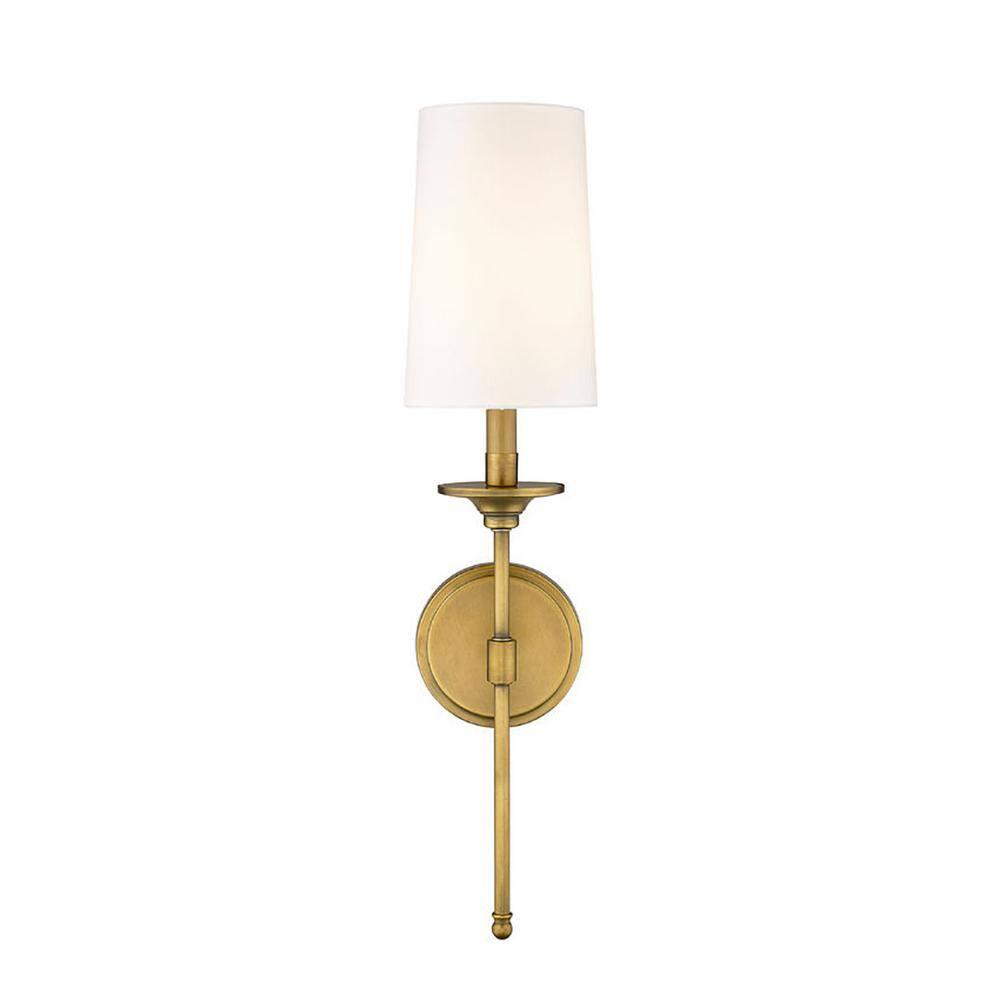 Z-Lite Emily 1 - Light Wall Light in  Rubbed Brass