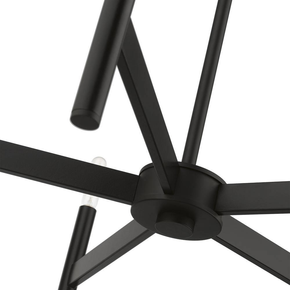 Livex Lighting Copenhagen 5 - Light Chandelier in  Black