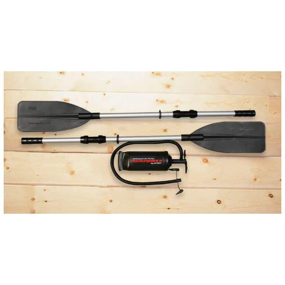 Intex Excursion 4 Inflatable Rafting/Fishing Boat Set With 2 Oars | 68324EP