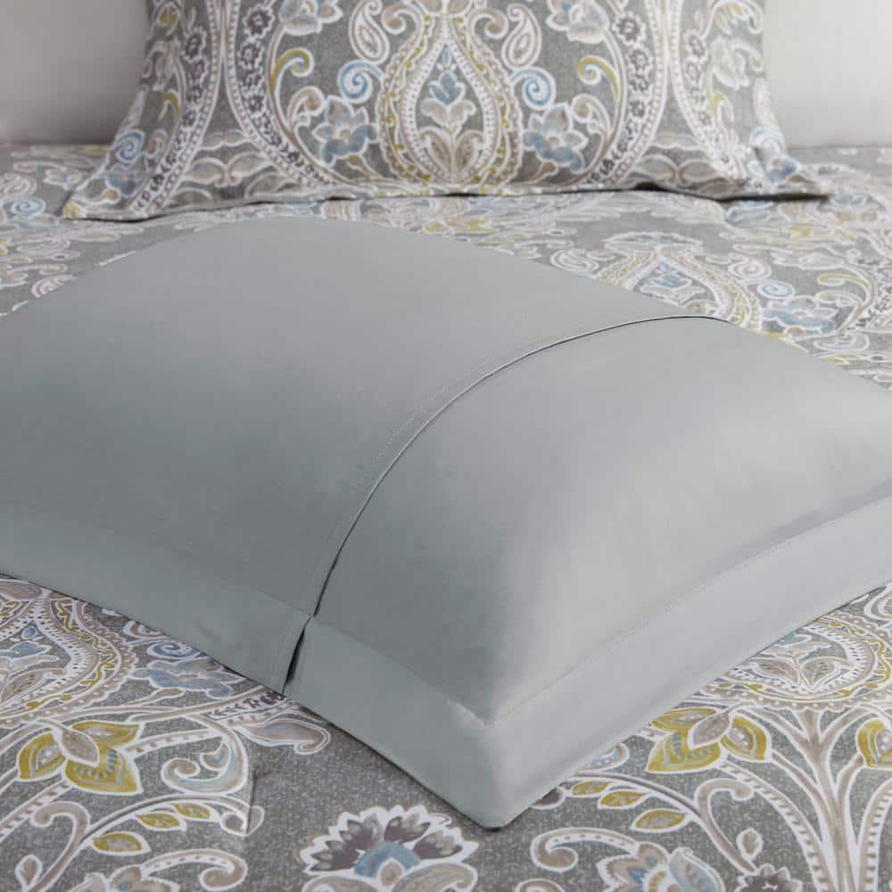 Hallie Gray Traditional 6 Piece 100% Cotton Comforter Set