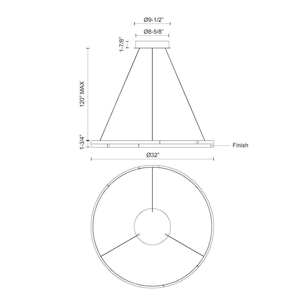 Anello Minor 1 - Light LED Unique/Statement Pendant