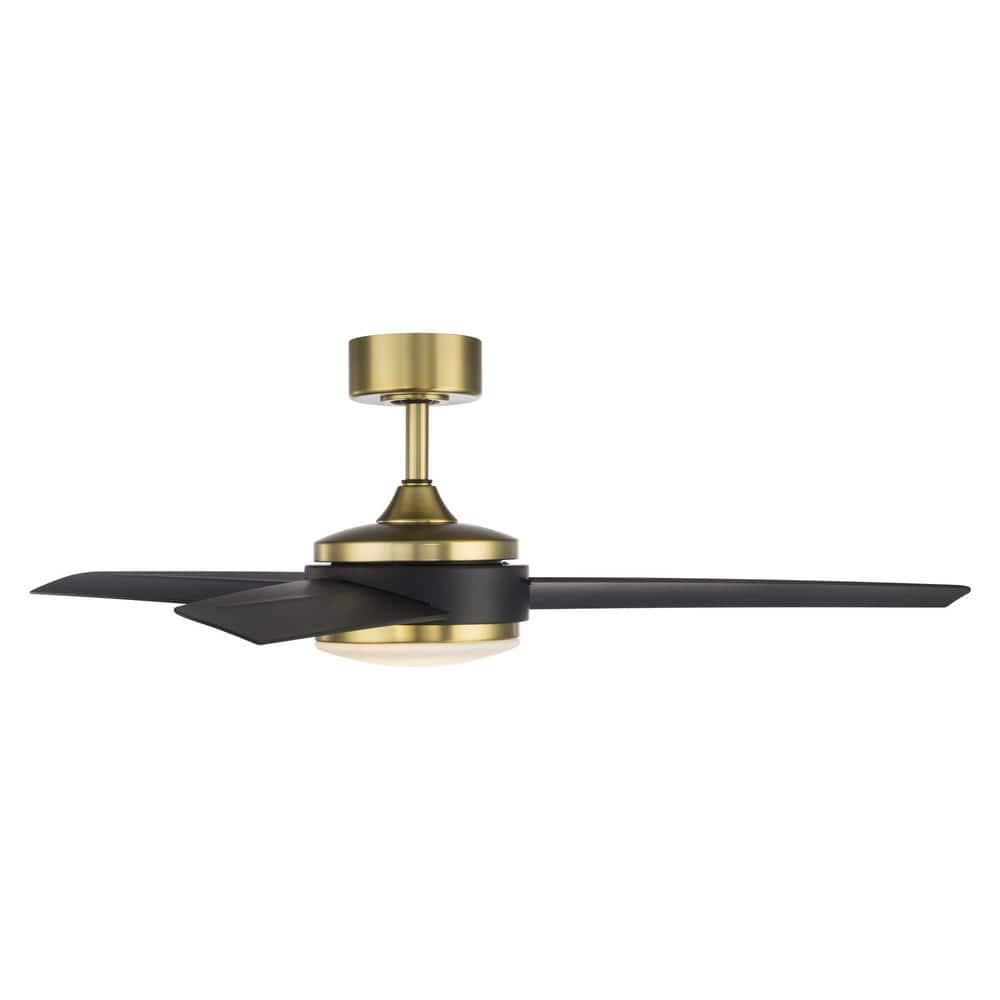 WAC Limited Fans 54" Mod 3 - Blade Outdoor/Indoor Smart Ceiling Fan with Remote Control and Dimmable LED Light Kit Included, Works With Google Assistant, Amazon Alexa, iOS And Android APP
