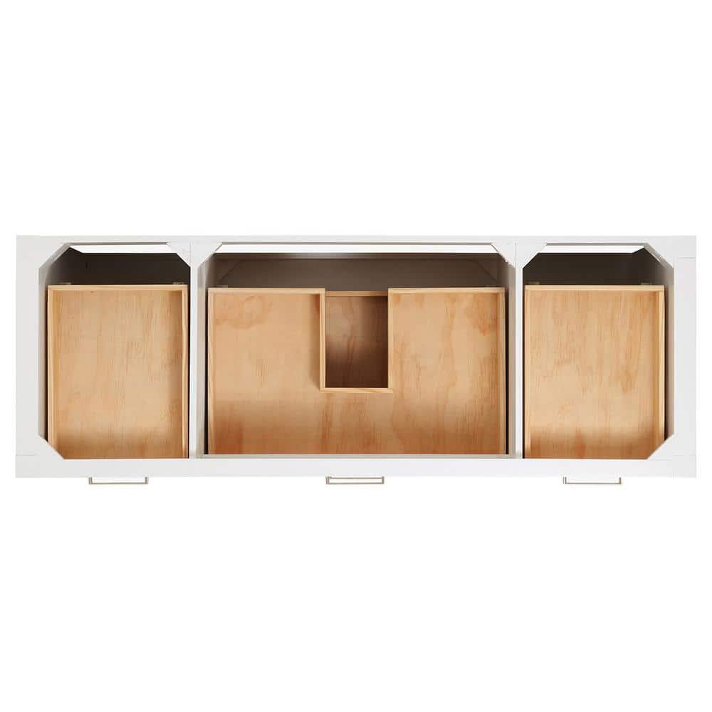 Ariel H060scqrvo Bristol 60" Free Standing Single Basin Vanity Set - White