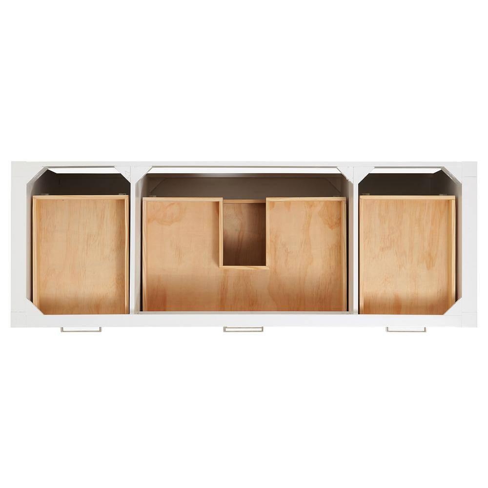 Ariel H060scqrvo Bristol 60" Free Standing Single Basin Vanity Set - White