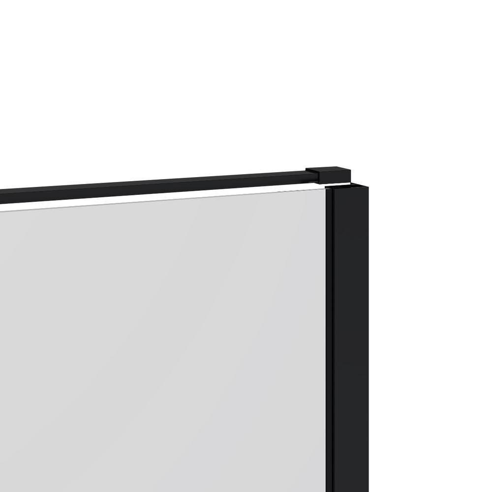A&E Bath and Shower 48'' - W x 74'' H Door with Tani-48-BLK