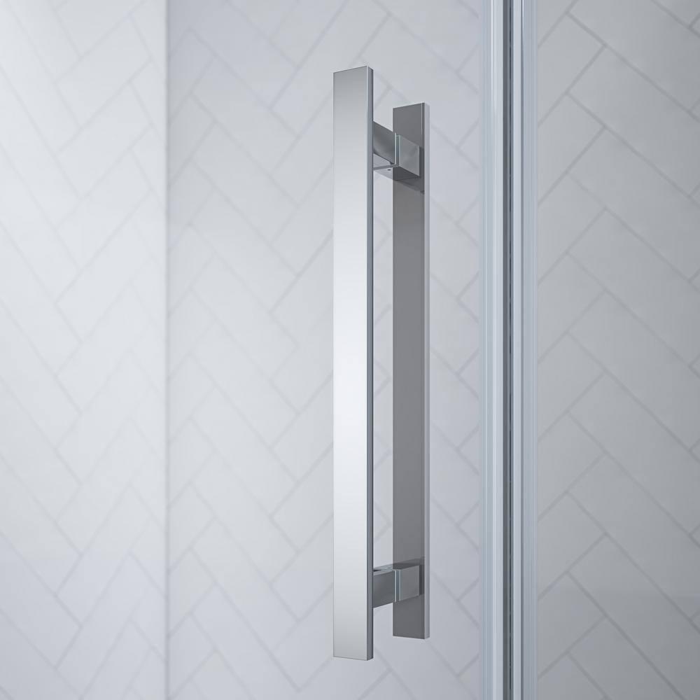 Ove Decors Endless Tampa-Pro 32" W x 72" H Alcove Frameless Shower Kit, Door, Base TP02002E0