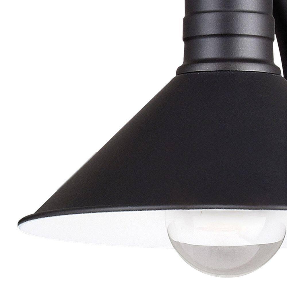 VAXCEL Akron Modern Farmhouse Bathroom Vanity Light Wall Sconce Fixture, Oil Rubbed Bronze and Matte White, 4 Light, 38 inch