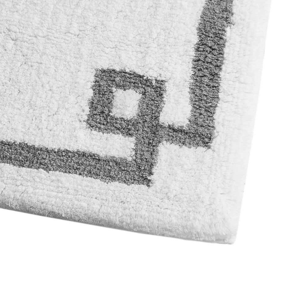 Madison Park 100% Cotton Tufted Bath Rug with Non-Slip Backing