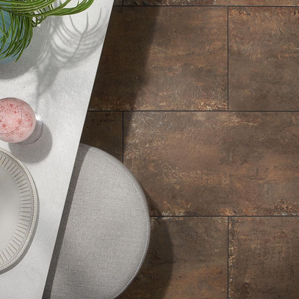 Mantis 11.81 in. x 23.62 in. Matte Porcelain Concrete Look Floor and Wall Tile (13.55 Sq. Ft./Case)