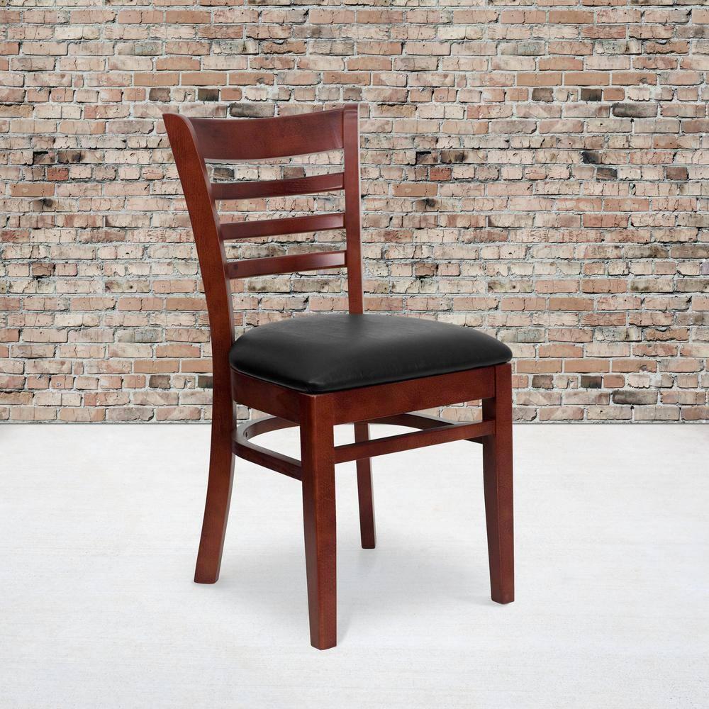 Red Barrel Studio® Ladder Back Wooden Restaurant Chair