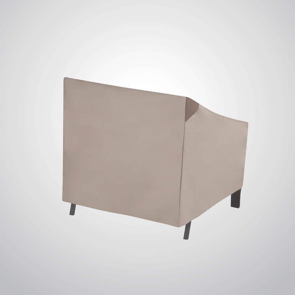 Modern Leisure Modern Leisure Monterey Patio Swivel Lounge Chair Cover, 2-Pack, 37.5"L x 39.25"W x 38.5"H, Beige (Set of 2)