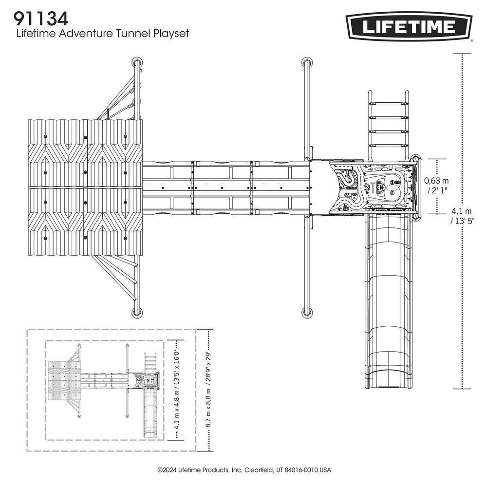 Lifetime Adventure Tunnel Playset