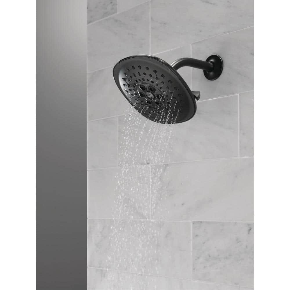 Universal Showering Components Shower Head in Matte Black