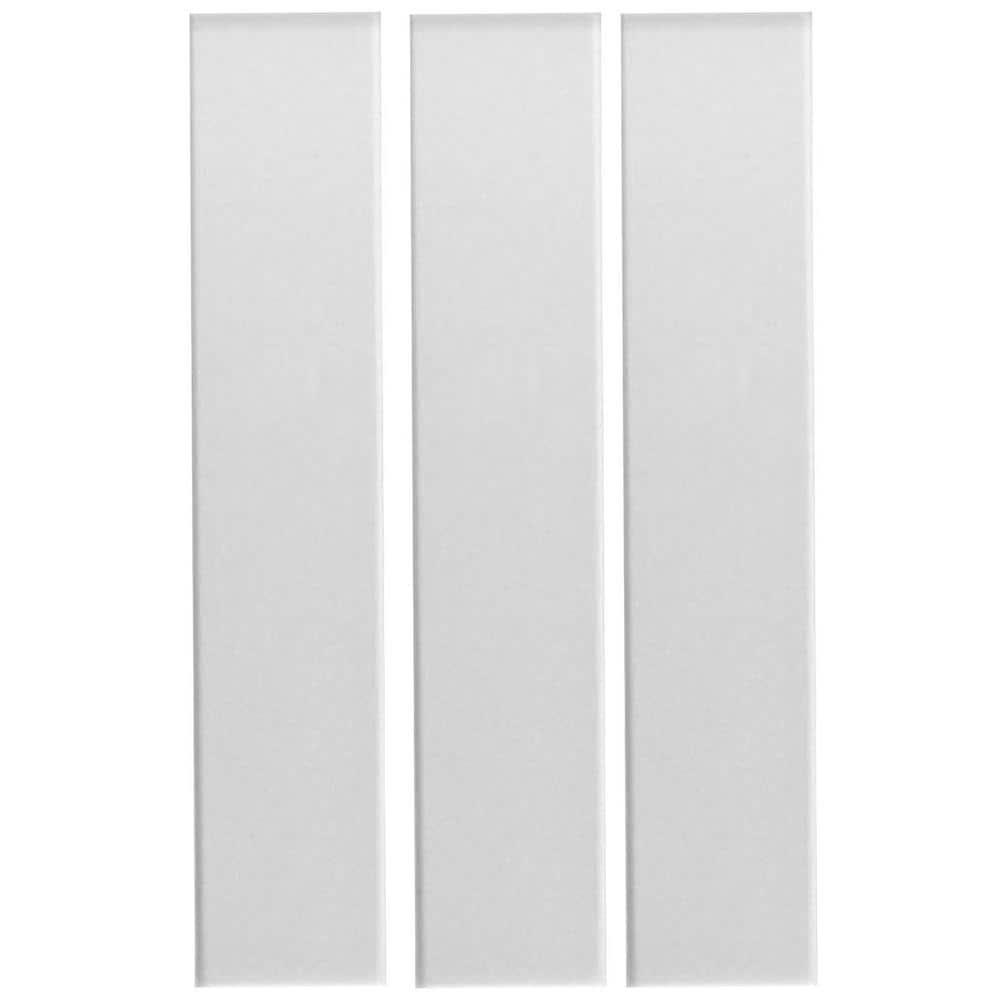 WP08 - Foam Wood Ceiling Planks 39 in x 6 in Plain White (19.5 Sq.ft / Pack) - 12 Pieces