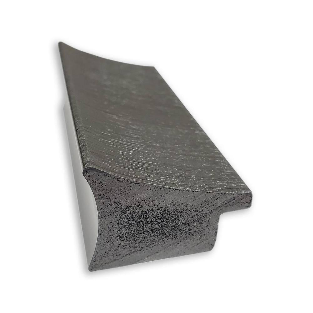 31" x 25" Elegant Brushed Framed Bathroom Vanity Wall Mirror Pewter - Amanti Art: No Assembly, Wall Mount