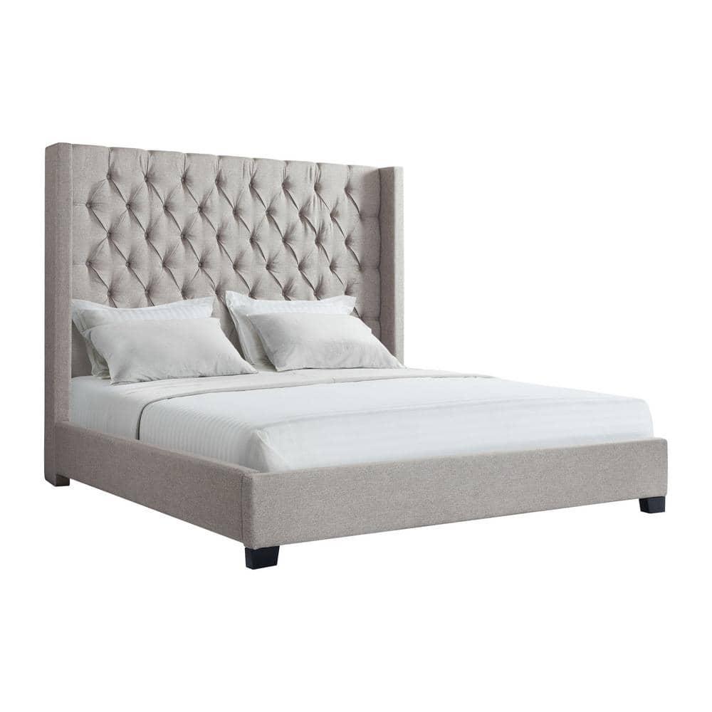 Arden Upholstered Wingback Bed