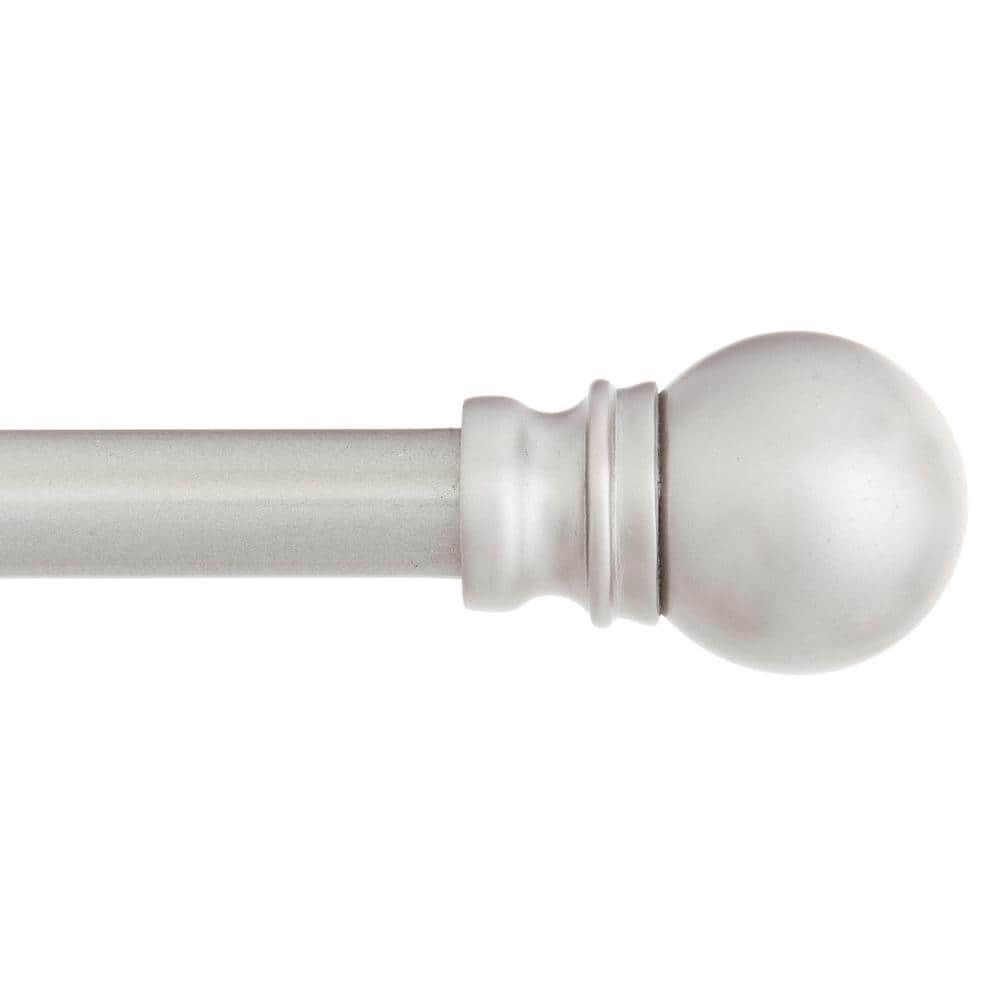 Kenney  Kingstown Metal Adjustable 0.5" Single Curtain Rod & Reviews | Wayfair