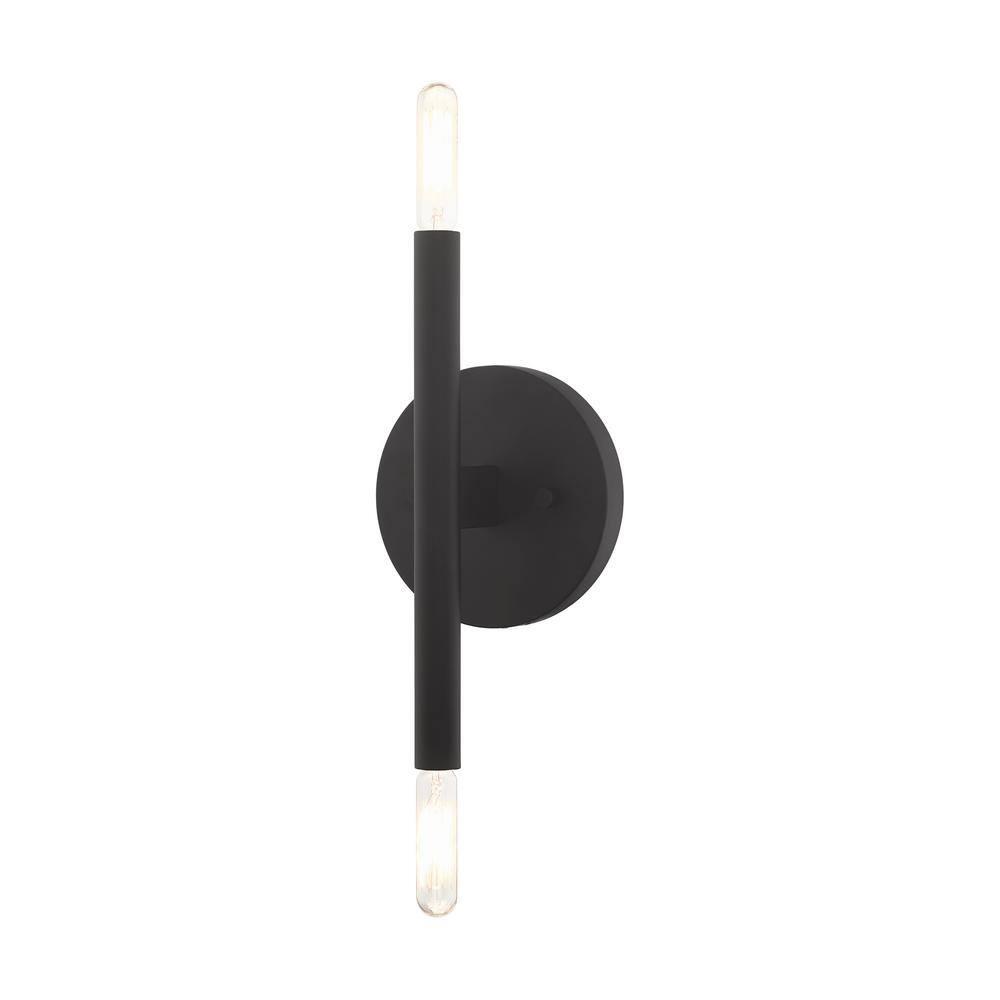 Livex Lighting Copenhagen 2 - Light Wall Light in  Black