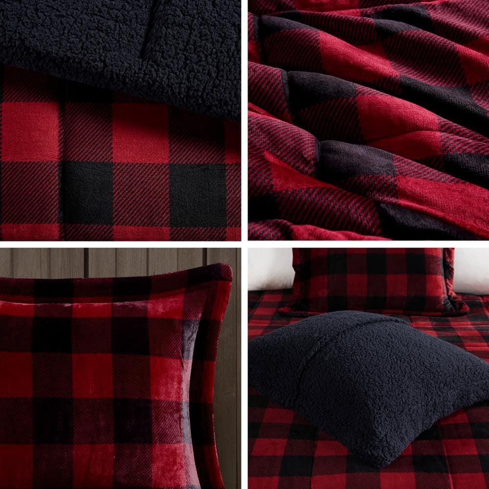 Woolrich Alton Plush to Sherpa Down Alternative Comforter Set