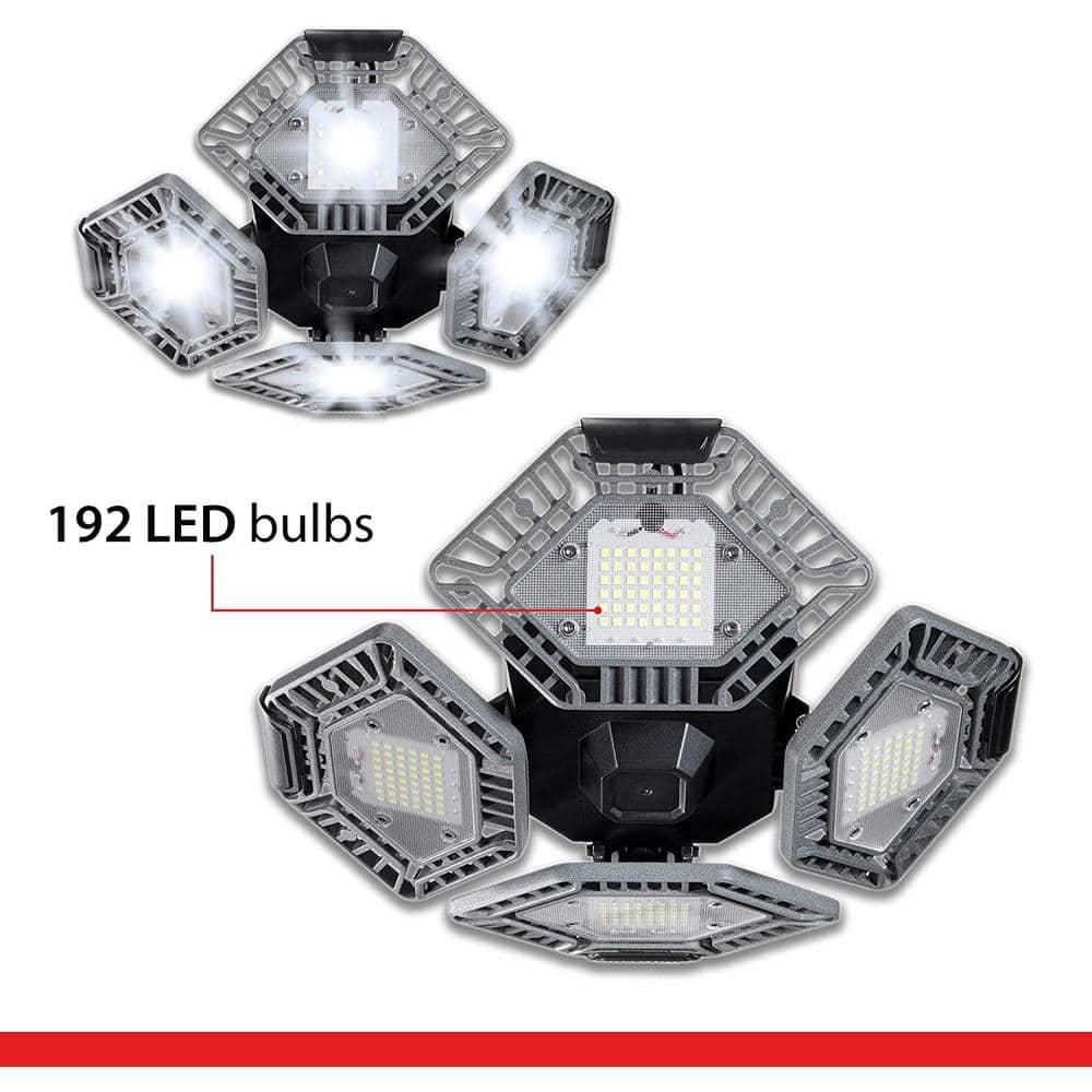 Bell+Howell Quadburst 5500 Lumens Multi Directional Ceiling Light with 4 Adjustable Panels
