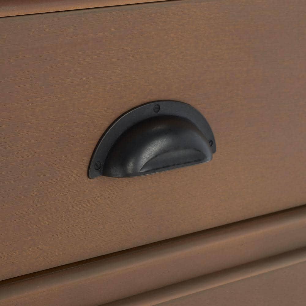 Griffin 3 Drawer Side Table - AMH5717 - Sepia - Safavieh Couture