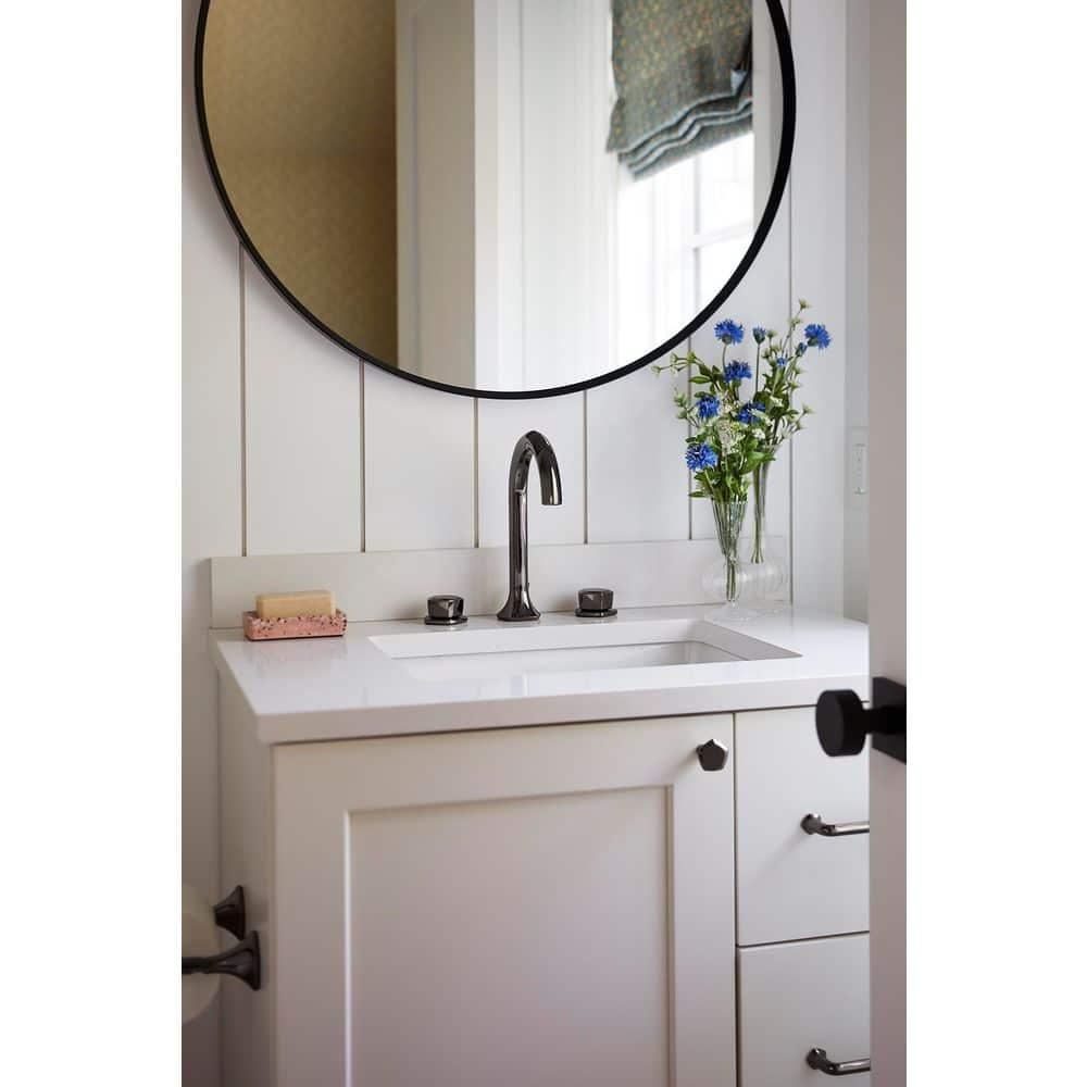 Essential Round Wall Mirror, Bathroom/Vanity Mirror with Frame