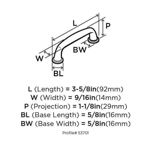Kane 3" Center to Center Bar Pull