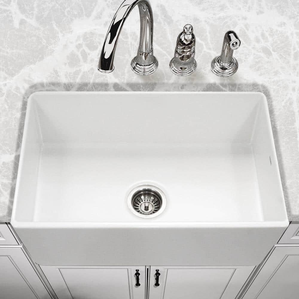 Porcela 31.25'' L Undermount Single Bowl Stainless Steel Kitchen Sink