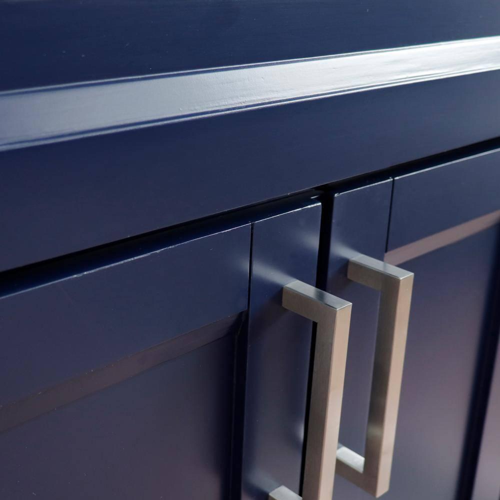 Bellaterra Home 400700-24-BU 24 in. Single Sink Vanity with Cabinet, Blue