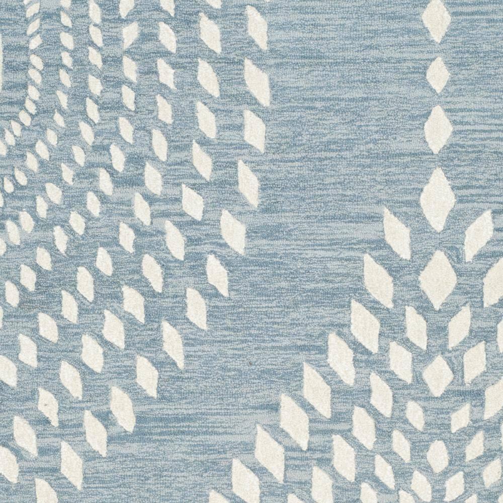 Bella BEL126 Hand Tufted Area Rug - Blue/Ivory - 8'9"x11'9" - Safavieh..