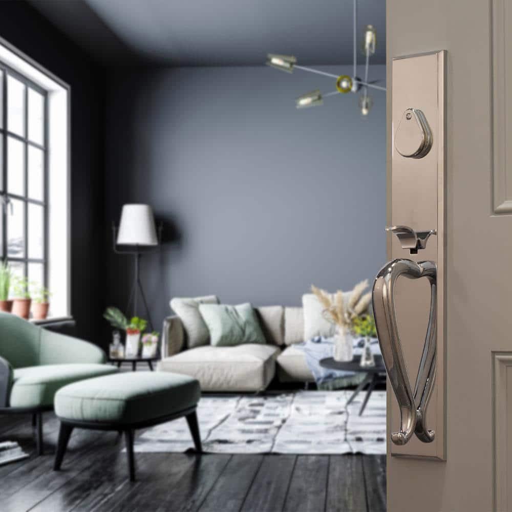 Bravura Hardware Handleset with Deadbolt and Door Rosette