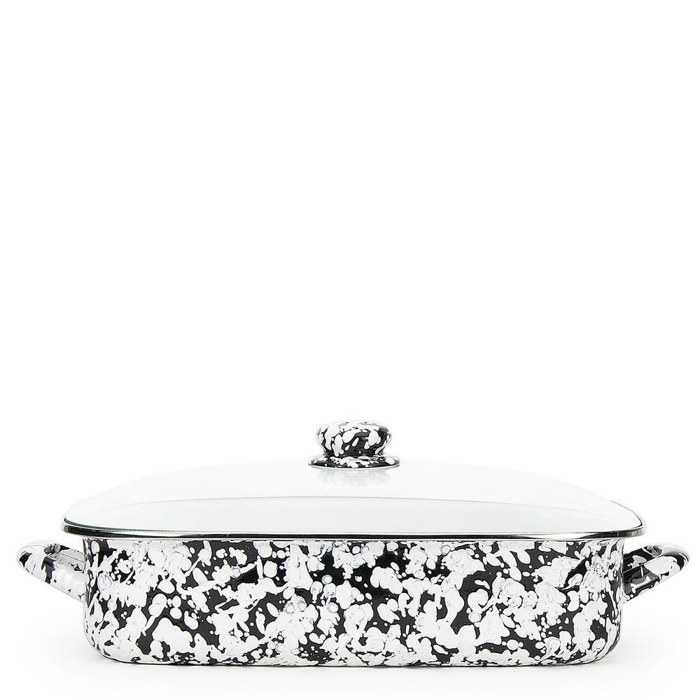 Golden Rabbit Grey Swirl Roasting Pan