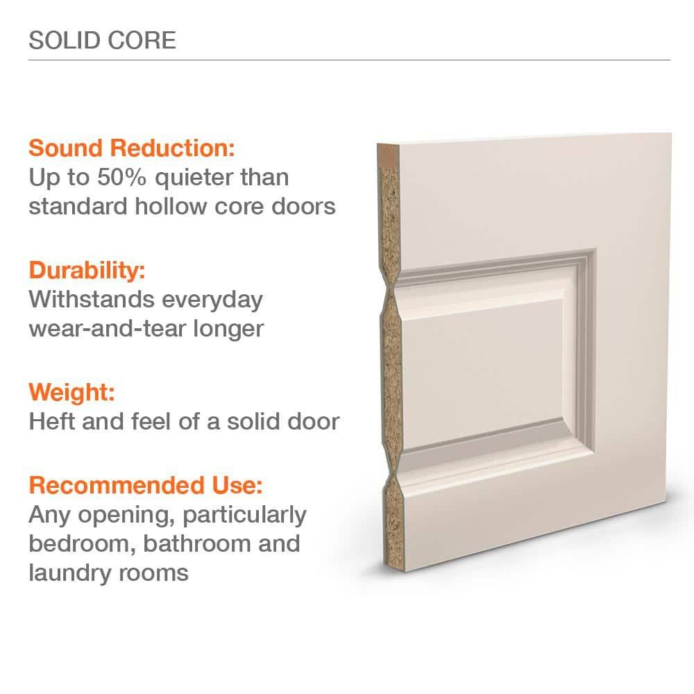 Home Surplus 80'' Solid Wood Paneled Slab Door
