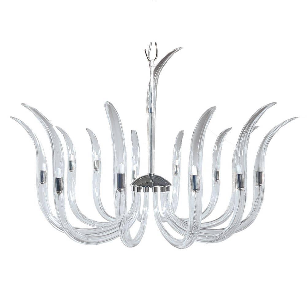 Metropolitan by Minka Cisne 14 - Light Dimmable Classic / Traditional Chandelier