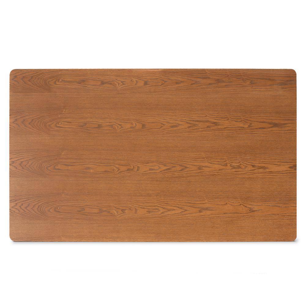 Baxton Studio Riordan Mid-Century Modern Grey Fabric Upholstered and Walnut Brown Finished Wood 4-Piece Dining Nook Set