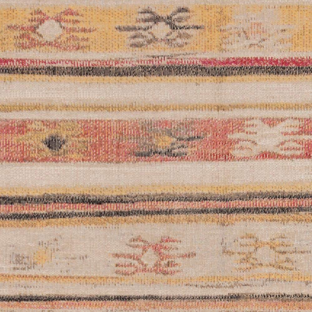 Montage MTG238 Power Loomed Indoor/Outdoor Accent Rug - Taupe/Multi - 3'x5' - Safavieh