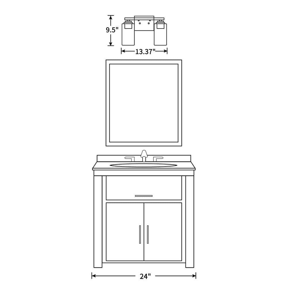 Kawoti  2-Light Dimmable Bathroom Vanity Light with Clear Glass Shade Antiqued Brass