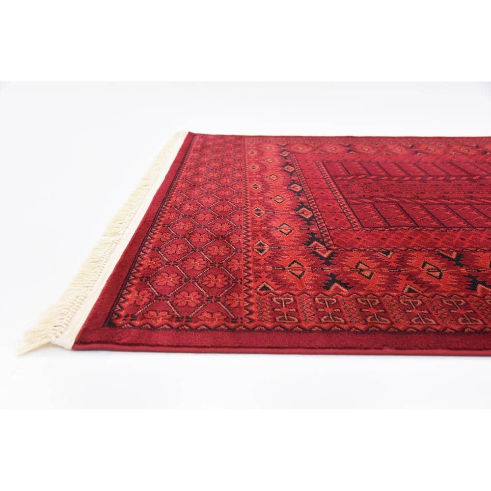 Tekke Roosevelt Red 5' 0 x 8' 0 Area Rug