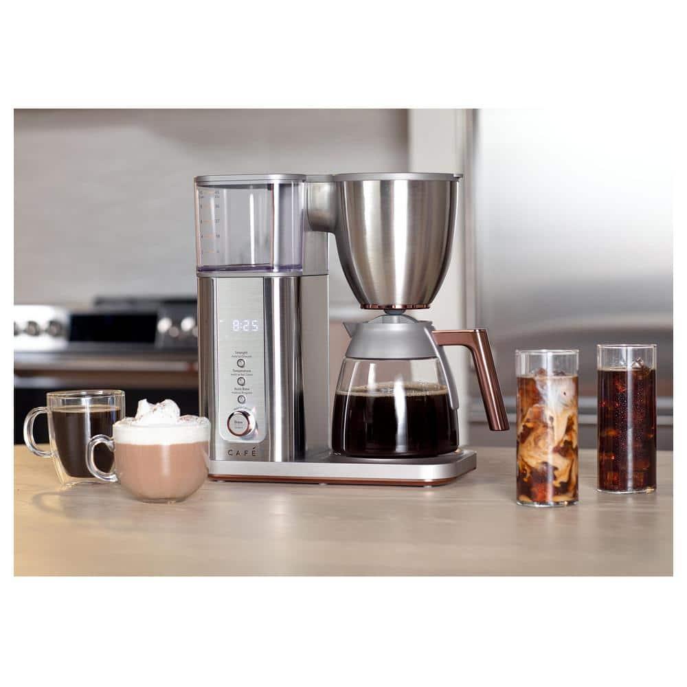 Café C7CDABS2RS3 Café 10-Cup Specialty Drip Coffee Maker with Glass Carafe
