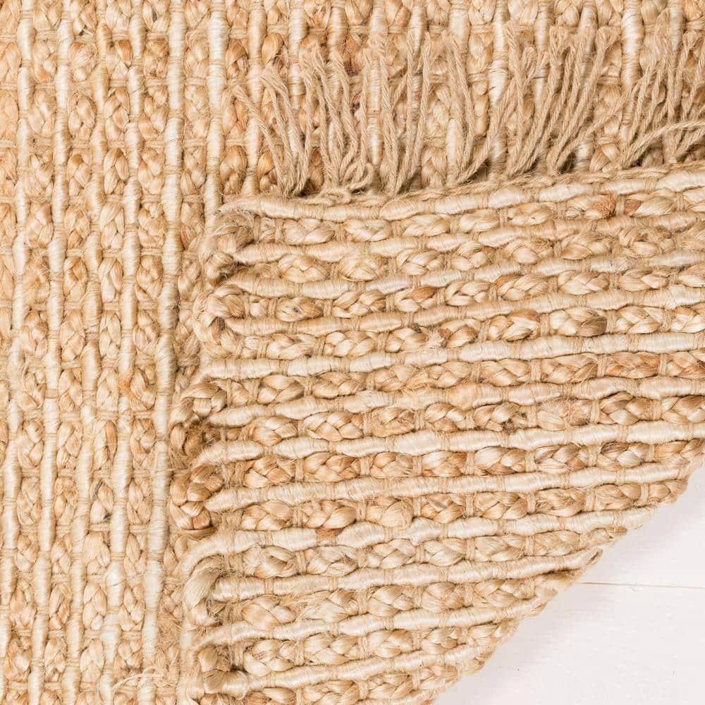 Uma Natural Fiber Hand Woven Jute Solid Color Rug