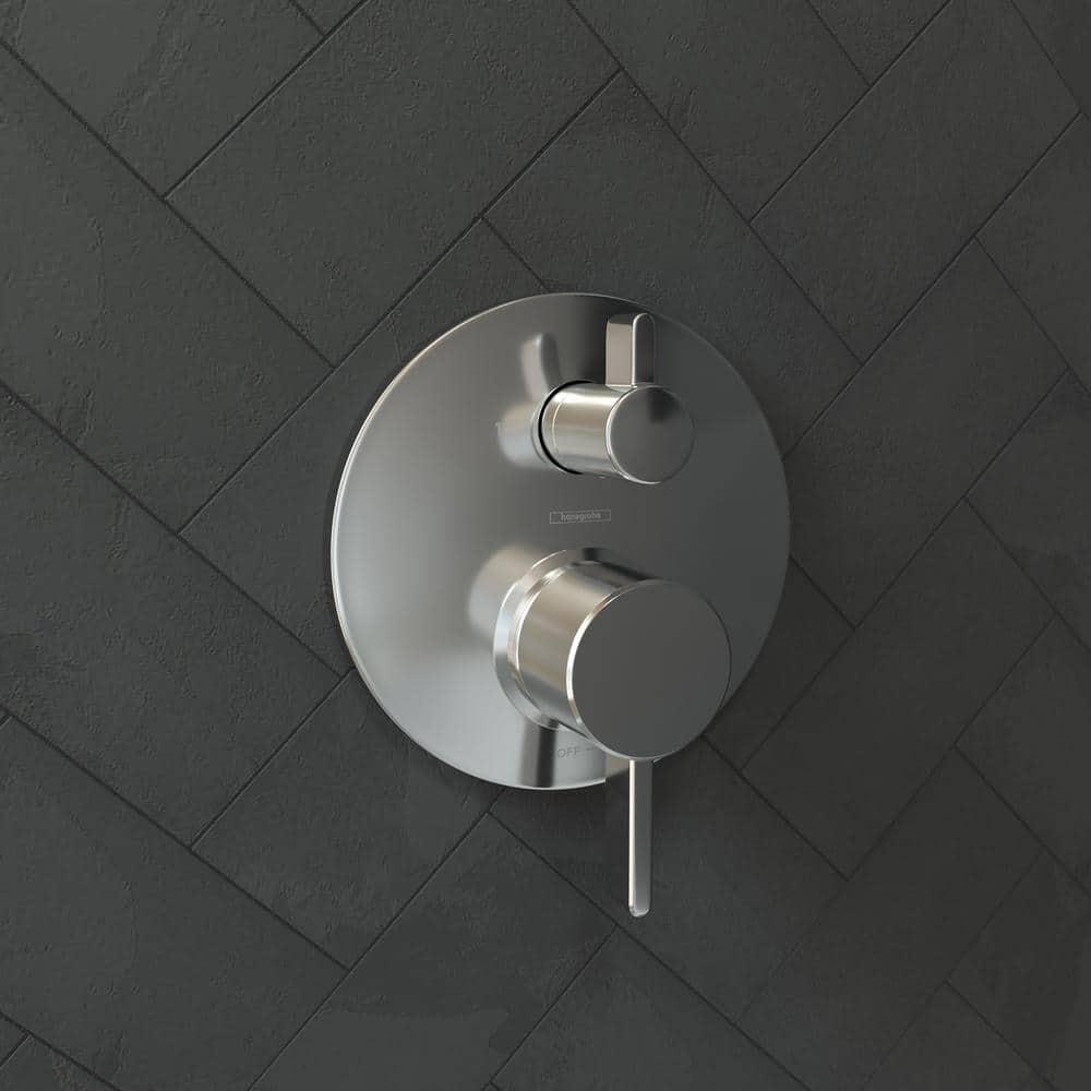 Ecostat HG S Pressure Balance Diverter Faucet Trim with Lever Handle
