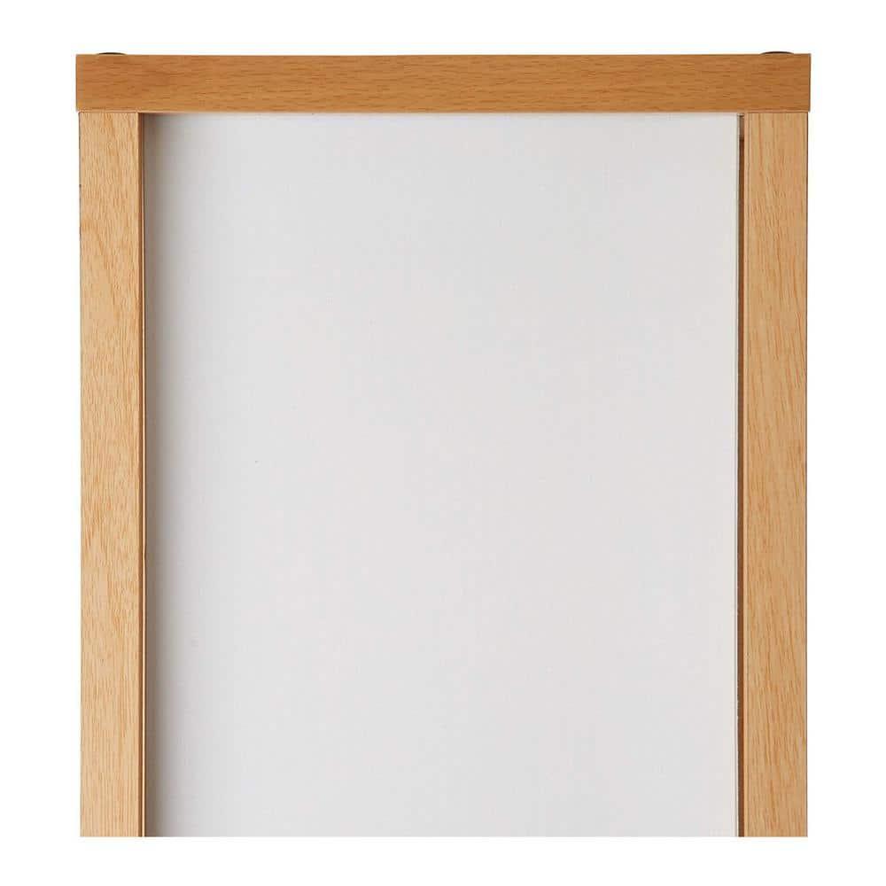 Maxwell 63 in. Traditional LED Energy Efficient 3-Shelf Floor Lamp with Fabric Square Shade