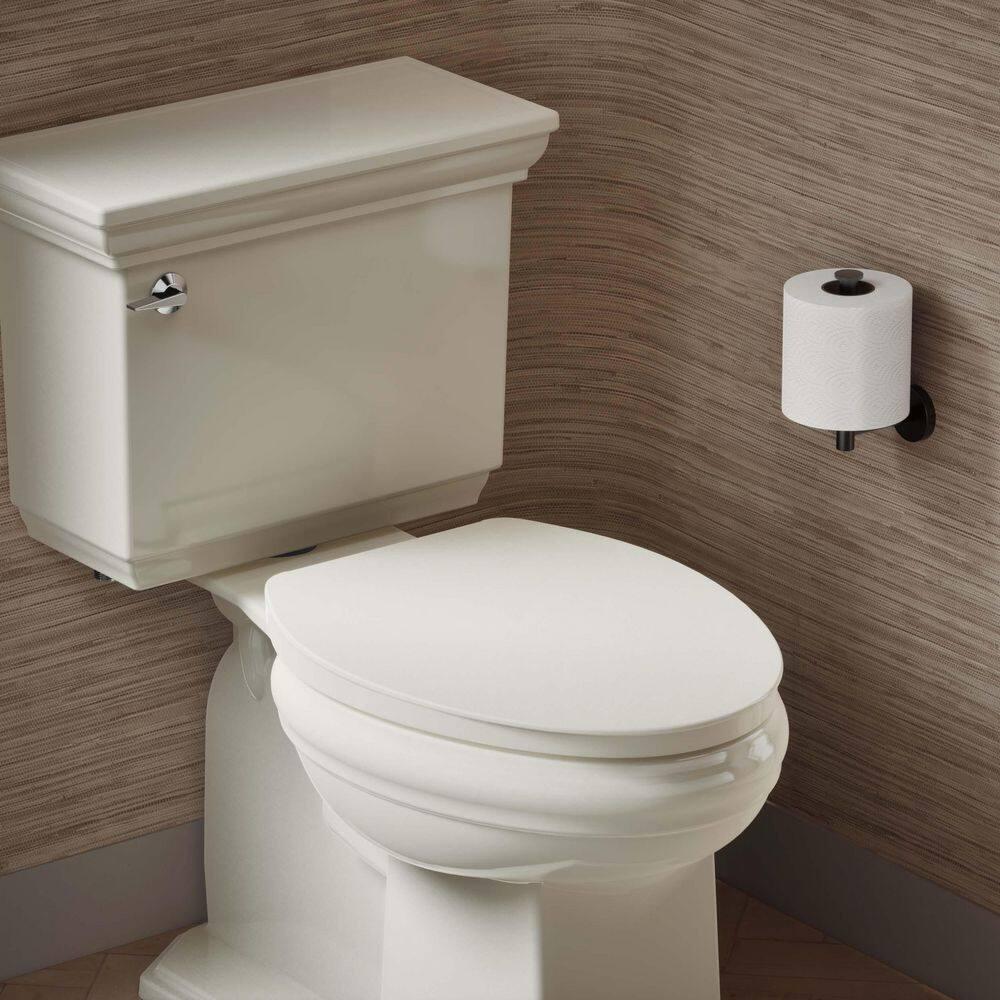 Kohler Brevia Quiet-Close Toilet Seat with Grip-Tight Bumpers and Quick-Attach Hardware